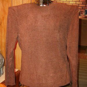 Women's croft & barrow Long Sleeve Crew Neck Sweater - Size XL